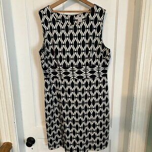 Striking Abstract Sung Dress